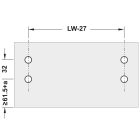Bộ ngăn kéo Hafele, Alto-S chiều cao thành hộc tủ 80mm / 552.35.365 - Ảnh 4