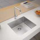 Chậu bếp đơn Hafele, SUS Satin R10 HS24-SSN1S-490 / 567.24.417 - Ảnh 2