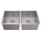 Chậu bếp đôi Hafele, SUS Satin R10 HS24-SSN1S-760 / 567.24.427 - Ảnh 3