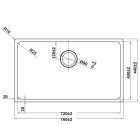 Chậu bếp đơn Hafele, SUS Nano WS R25 HS25-SSN1S-760 / 567.24.482 - Ảnh 5
