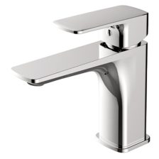 Vòi chậu nóng lạnh Hafele, đồng mạ chrome tay gạt đơn KOBE / 589.15.000