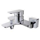 Vòi sen nóng lạnh Hafele, đồng mạ chrome 2 đường thoát nước KOBE / 589.15.005 - Ảnh 1