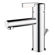 Vòi chậu nóng lạnh Hafele, đồng mạ chrome tay gạt đơn xả kéo ROOTS 90 / 589.15.150