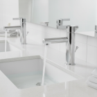 Vòi chậu nóng lạnh Hafele, đồng mạ chrome tay gạt đơn xả kéo ROOTS 90 / 589.15.150 - Ảnh 3