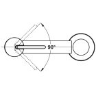 Vòi chậu nóng lạnh Hafele, đồng mạ chrome tay gạt đơn xả kéo ROOTS 90 / 589.15.150 - Ảnh 5