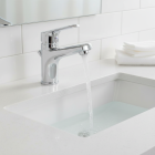 Vòi chậu nóng lạnh Hafele, đồng mạ chrome tay gạt đơn xả kéo VIGOR 90 / 589.15.180 - Ảnh 2