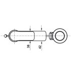 Vòi chậu nóng lạnh Hafele, đồng mạ chrome tay gạt đơn UNI 100 / 589.78.060 - Ảnh 4