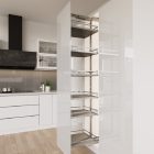 Rổ tủ đồ khô Hafele, thép phủ nano Kara Pull 400mm / 595.80.803 - Ảnh 3