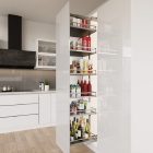 Rổ tủ đồ khô Hafele, thép phủ nano Kara Pull 400mm / 595.80.803 - Ảnh 2