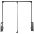 Tay nâng móc áo Hafele, cơ chế đóng giảm chấn màu trắng / 805.11.752 - Ảnh 1