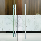 Tay nắm cửa Hafele, thanh tròn Inox 316 Coastal 600mm / 903.01.843 - Ảnh 2