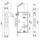 Khóa cửa kỹ thuật số Hafele, cảm biến vân tay điện dung DL6000 / 912.20.581 - Ảnh 4