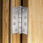 Bản lề lá 2 vòng bi Hafele, inox 316 màu inox bóng 102x76x3mm / 926.20.112 - Ảnh 2