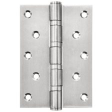Bản lề lá 2 vòng bi Hafele, inox 304 màu inox mờ 127x89x3mm / 926.20.120