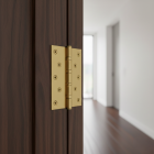 Bản lề lá 4 vòng bi Hafele, inox 304 màu inox bóng 127x63x3mm / 489.05.027 - Ảnh 3