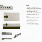 Bản lề sàn Hafele, cửa gỗ mở 1 chiều và 2 chiều EN4 / 932.77.020 - Ảnh 3