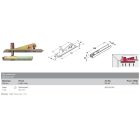 Bas kẹp trên bản lề sàn Hafele, Inox mạ kẽm Startec / 932.84.901 - Ảnh 4