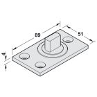Trục xoay bản lề sàn Hafele, Inox SUS304 / 981.00.092 - Ảnh 4