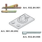 Trục xoay bản lề sàn Hafele, Inox SUS304 / 981.00.092 - Ảnh 5