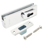 Khóa kẹp góc Hafele, kèm lỗ ruột khoá PC / 981.00.660 - Ảnh 1