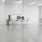 Khóa kẹp góc Hafele, kèm lỗ ruột khoá PC / 981.50.030 - Ảnh 2