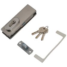 Khóa kẹp góc Hafele, kèm lỗ ruột khoá PC / 981.50.030