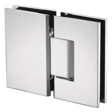 Bản lề tường gắn kính Hafele, góc mở 180° đồng phủ bóng Chrome / 981.77.902