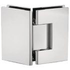 Bản lề tường gắn kính Hafele, góc mở 135° đồng phủ bóng Chrome / 981.77.904 - Ảnh 1