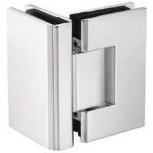 Bản lề tường gắn kính Hafele, góc mở 90° đồng phủ bóng Chrome / 981.77.906