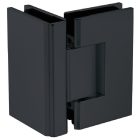 Bản lề tường gắn kính Hafele, góc mở 90° đồng phủ bằng PVD đen / 981.77.907 - Ảnh 1