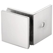 Bản lề tường gắn kính Hafele, góc mở 90° đồng phủ bóng Chrome / 981.77.910
