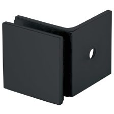 Bản lề tường gắn kính Hafele, góc mở 90° đồng phủ PVD đen / 981.77.911